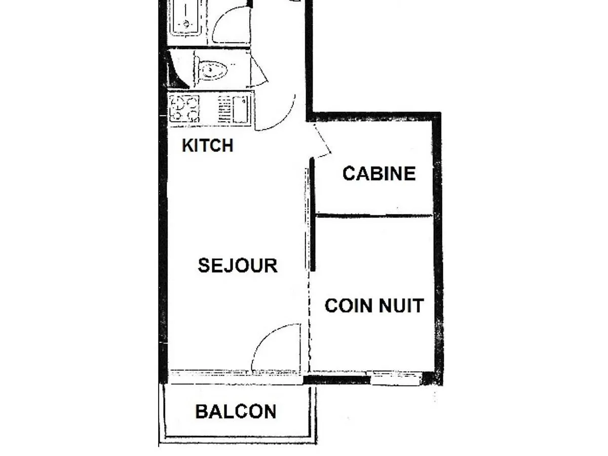 Studio Cabine Renove Pour 4 Pers, Balcon, Animaux Admis - Fr-1-452-55 Saint-Martin-de-Belleville Apartment